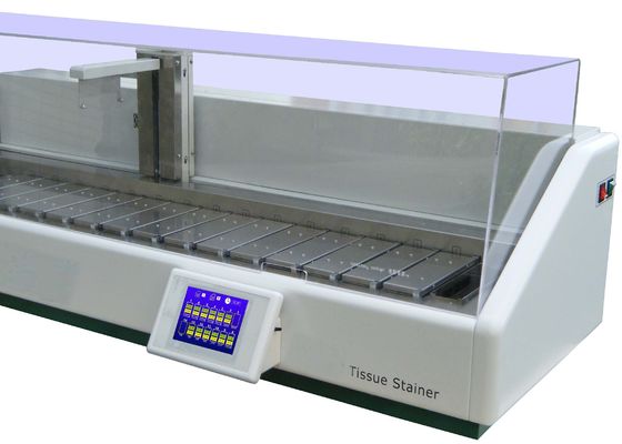 18 cylindrów Patologia Sprzęt laboratoryjny 1000 ml Automatyczny barwnik do tkanek z ekranem dotykowym