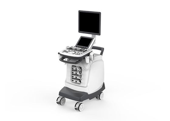 Wózek z pełnym cyfrowym kolorowym dopplerem do diagnostyki ultradźwiękowej dla ludzkiego weterynarza